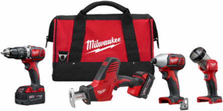 M18™ Cordless LITHIUM-ION 4-Tool Combo Kit