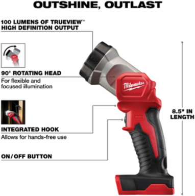 M18 Cordless 4-Tool Combo Kit with 1/2 Inch Hammer Drill & Impact Driver