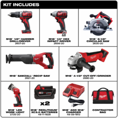 M18™ Cordless 6-Tool Combo Kit