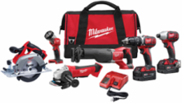 M18™ Cordless Lithium-Ion 6-Tool Combo Kit-Reconditioned