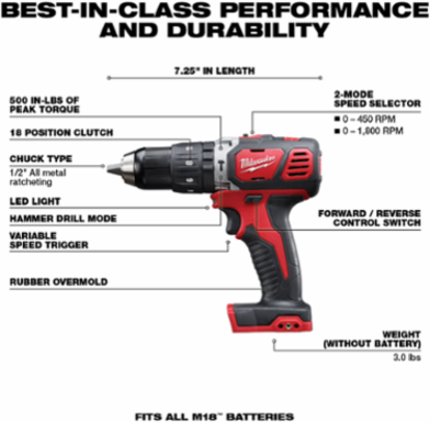 M18™ Cordless Lithium-Ion 2-Tool Combo Kit