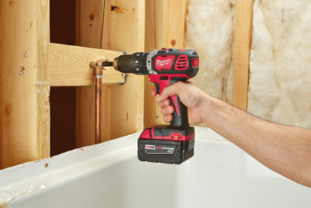 M18 Cordless 2 Tool Combo Kit with 1/2 Inch Hammer Drill, 1/4 Inch Impact Driver, 2 Batteries