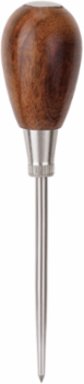 6-1/2 Inch Scratch Awl with Forged High Carbon Steel Blade and Hardwood Handle