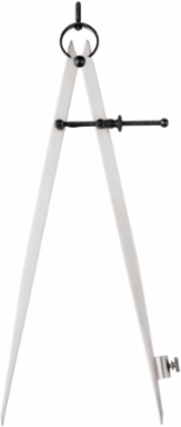 12 Inch Compass, Heat Treated Steel, Heavy Duty for Measuring and Layout