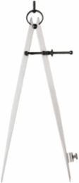 12 Inch Compass, Heat Treated Steel, Heavy Duty for Measuring and Layout