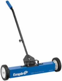 24 Inch Heavy Duty Magnetic Sweep, 30 lbs Debris Capacity, Adjustable Height 3/4 to 1-1/2 Inch