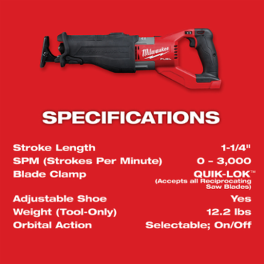 M18 FUEL™ SUPER SAWZALL®-Reconditioned