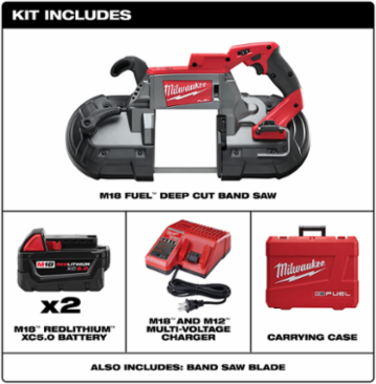 M18 FUEL™ Deep Cut Band Saw - 2 Battery Kit