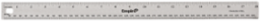 18 Inch Stainless Steel Ruler with 1-1/8 Inch Width, Metric & SAE Measurements