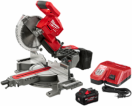 M18 FUEL 10 Inch Dual Bevel Sliding Compound Miter Saw Kit, 8 Ah Battery