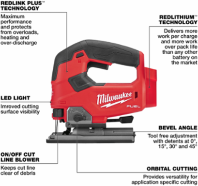 M18 FUEL™ D-Handle Jig Saw