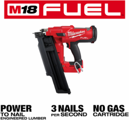 M18 FUEL™ 21 Degree Cordless Framing Nailer, 3-1/2 Inch Fastener, 9.4 lbs