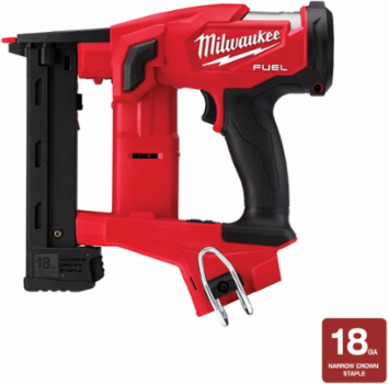 M18 FUEL 18 Gauge Cordless 1/4 Inch Narrow Crown Stapler, 6.4 lbs