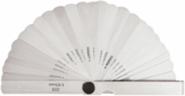 26 Leaf Feeler Gauge .0015 to .025 Inch Blades, Chrome Plated
