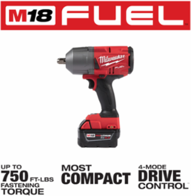 M18 FUEL™ 1/2 in. High Torque Impact Wrench with Pin Detent Kit