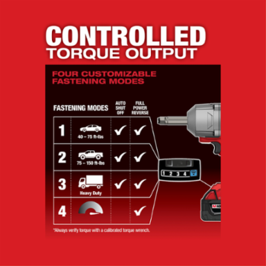M18 FUEL 1/2 Inch Extended Anvil Torque Impact Wrench, 1100 ft-lbs Torque, Cordless