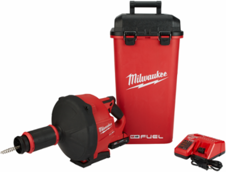 M18 FUEL™ Drain Snake with Cable-Drive System, 50 Ft x 1/4 Inch Capacity