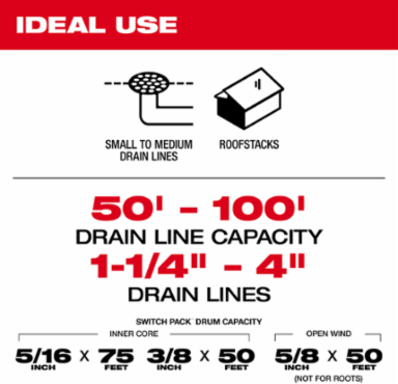 M18 FUEL™ Switch Pack Sectional Drum System Kit - 100 Ft Reach, 28.1 lbs