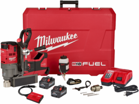 M18 FUEL™ 1-1/2" Lineman Magnetic Drill Kit, 5-3/4" Stroke Length, 29.5 lbs