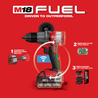 M18 FUEL™ 1/2 in. Hammer Drill with One Key™ Kit