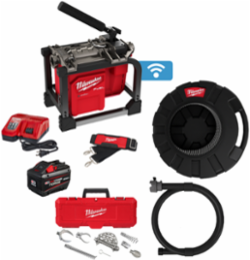 M18 FUELTM Sectional Machine with 7/8 Inch Cable, 150 ft Distance, 27.3 lbs