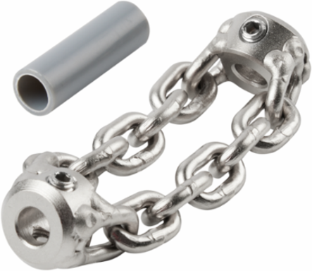 M18 FUELTM High Speed Chain Snake for 1-1/2 Inch 4 Inch Pipes, 63 Pounds