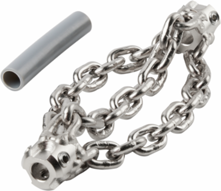 M18 FUELTM High Speed Chain Snake for 1-1/2 Inch 4 Inch Pipes, 63 Pounds
