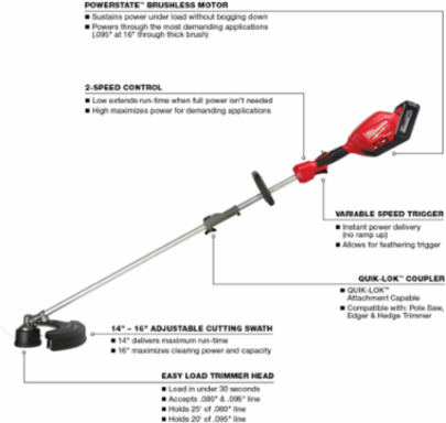 M18 FUEL™ String Trimmer Kit w/ QUIK-LOK™