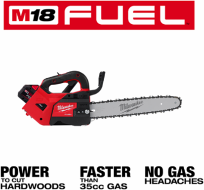 M18 FUEL 14 Inch Top Handle Chainsaw Kit, 10.8 Pounds, Battery Powered