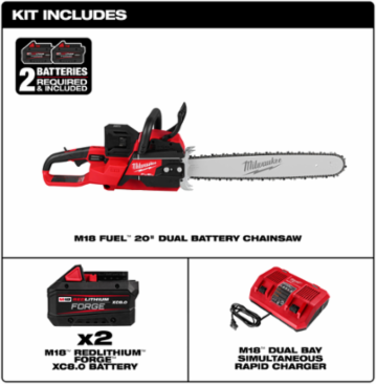 M18 FUEL™ 20" Dual Battery Chainsaw Kit