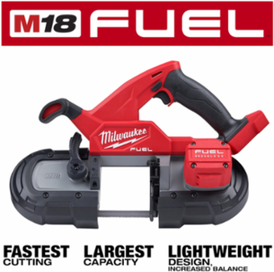 M18 FUEL Compact Band Saw, 3-1/4" X 3-1/4", Brushless Motor, 7.7 lbs