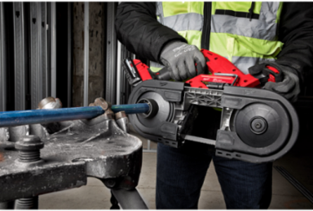 M18 FUEL Compact Band Saw 3-1/4 Inch Cutting Capacity, 8/10 TPI Blade
