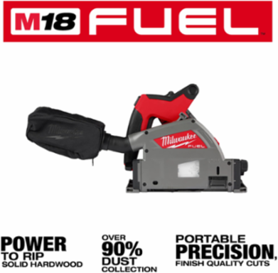M18 FUELTM 6-1/2 Inch Plunge Track Saw Kit, 6500 RPM, Cordless, 9.13 lbs
