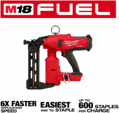 M18 FUEL Utility Fencing Stapler, Cordless, 9 Gauge, 600 Staples per Charge