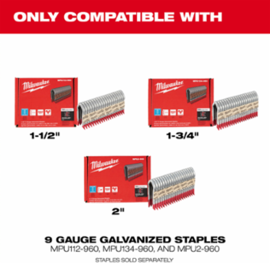 M18 FUEL Utility Fencing Stapler Kit, 1.5-2 Inch Staples, Cordless, 11.2 lbs