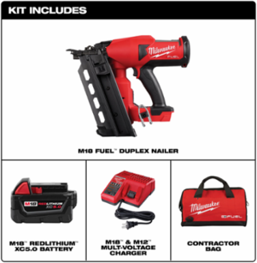 M18 FUEL™ Duplex Nailer Kit