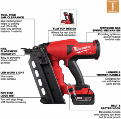 M18 FUEL™ Duplex Nailer Kit