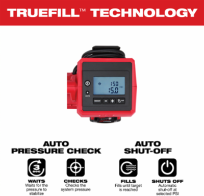 M18™ Cordless Tire Inflator 150 PSI Max, 36 Inch Hose, 7.0 Pounds