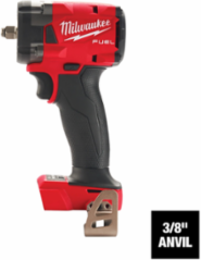 M18 FUEL™ 3/8 Inch Cordless Compact Impact Wrench, 250 ft-lbs Torque, 4.8 Inch Length