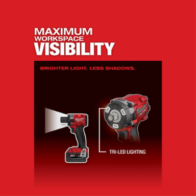 M18 FUELTM 1/2 Inch Compact Impact Wrench - 250 ft-lbs Torque, 4.9 Inch Length
