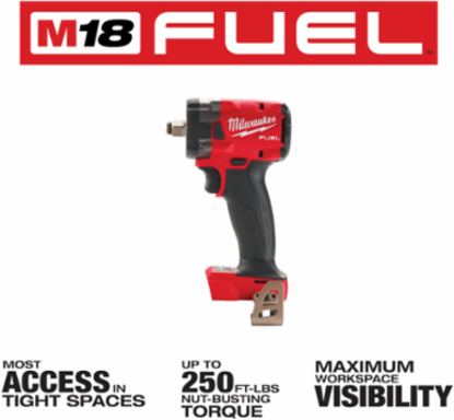 M18 FUEL™ 1/2 Compact Impact Wrench w/ Friction Ring-Reconditioned