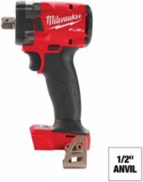 M18 FUEL™ 1/2 Inch Compact Impact Wrench, 250 ft-lbs Torque, 4.9 Inch Length