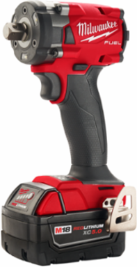 M18 FUEL 1/2 Inch Compact Impact Wrench, 250 ft-lbs Torque, 4.9 Inch Length
