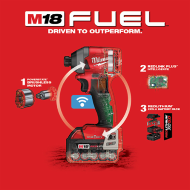 M18 FUEL™ 1/4 in. Hex Impact Driver with One Key™ XC Kit