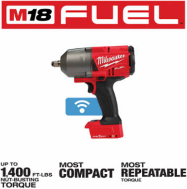 M18 FUELTM High Torque Impact Wrench 1/2 Inch 1000 ft-lbs Torque, 8.39 Inch Length