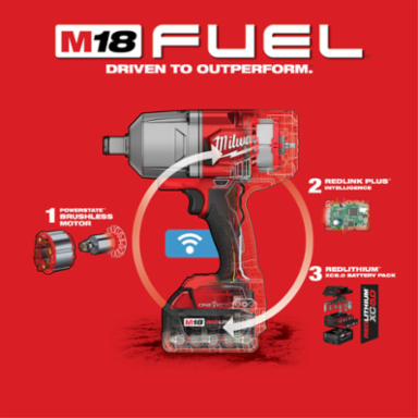 M18 FUEL™ w/ONE-KEY™ High Torque Impact Wrench 3/4 in. Friction Ring Kit