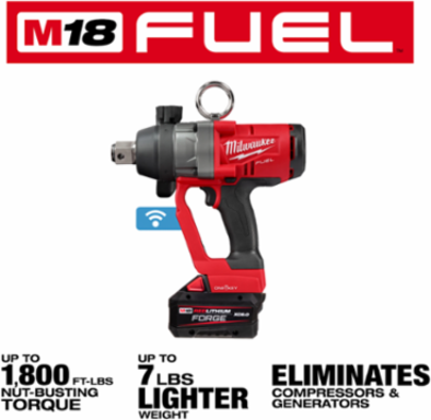 M18 FUEL™ 1" High Torque Impact Wrench w/ ONE-KEY™ Kit