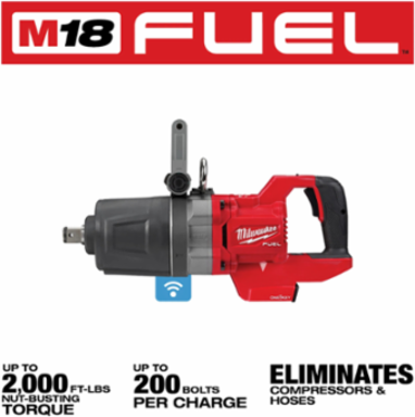 M18 FUELTM 1 Inch D-Handle High Torque Impact Wrench, 2000 ft-lbs Torque