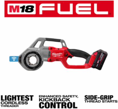 M18 FUEL Compact Pipe Threader with ONE-KEY, Threads up to 1-1/4 Inch Pipes