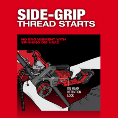 M18 FUEL Compact Pipe Threader with ONE-KEY, Threads up to 1-1/4 Inch Pipes